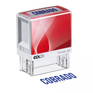 PRINTER 20 FORMULA COMERCIAL COBRADO AZUL COLOP DESIGN AND STAMP SERVISELLO PRINTER 20 FORMULA COMERCIAL COBRADO AZUL COLOP DESIGN AND STAMP SERVISELLO