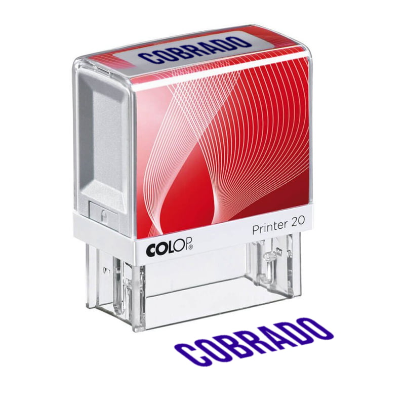 PRINTER 20 FORMULA COMERCIAL COBRADO VIOLETA COLOP DESIGN AND STAMP SERVISELLO PRINTER 20 FORMULA COMERCIAL COBRADO VIOLETA COLOP DESIGN AND STAMP SERVISELLO