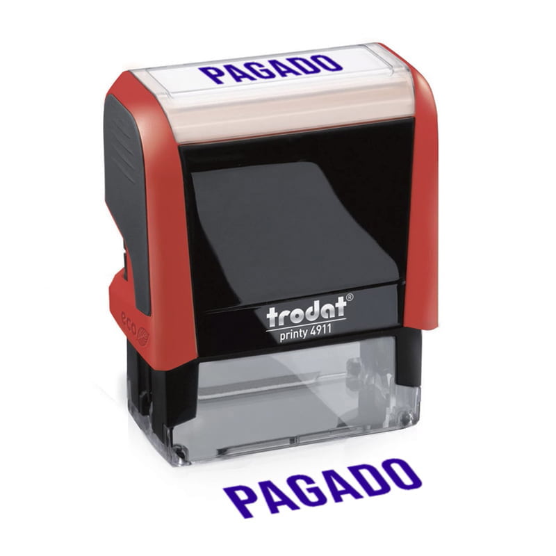 PRINTY 4911 FORMULA COMERCIAL PAGADO VIOLETA TRODAT DESIGN AND STAMP SERVISELLO
