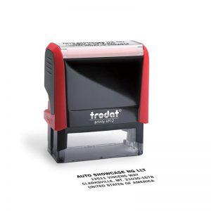 SELLLO PRINTY 4912 TRODAT DESIGN AND STAMP SERVISELLO