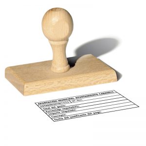 SELLO MANUAL MADERA SR 080040 TRADICIONAL DESIGN AND STAMP SERVISELLO
