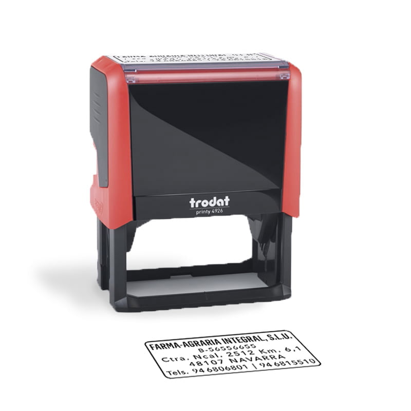 SELLO PRINTY 4926 TRODAT DESIGN AND STAMP SERVISELLO