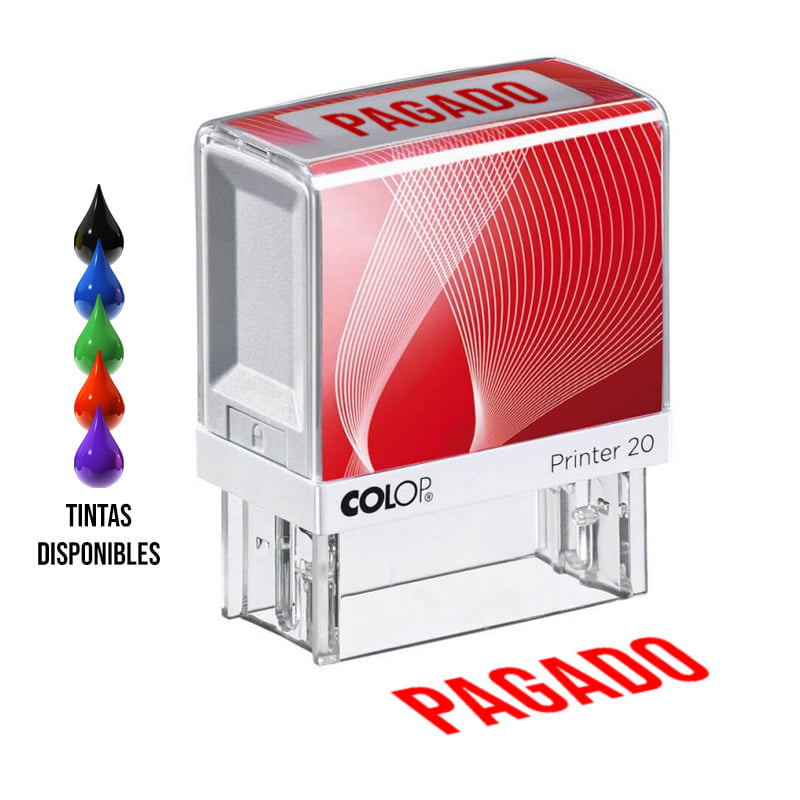 FORMULA COMERCIAL PRINTER 20 PAGADO COLOP DESIGN AND STAMP SERVISELLO