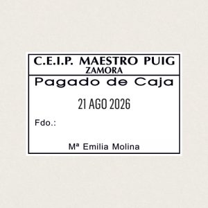 MODELO SELLO FECHADOR FECH S 2860 1 DESIGN AND STAMP MODELO SELLO FECHADOR FECH S 2860 1 DESIGN AND STAMP