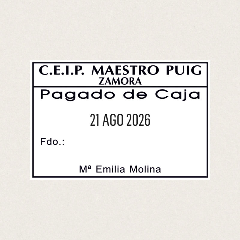 MODELO SELLO FECHADOR FECH S 2860 1 DESIGN AND STAMP MODELO SELLO FECHADOR FECH S 2860 1 DESIGN AND STAMP