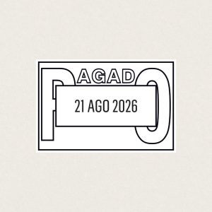 MODELO SELLO FECHADOR FECH S 360 1 DESIGN AND STAMP