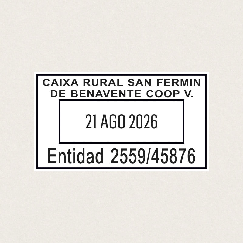 MODELO SELLO FECHADOR FECH T 5440 2 DESIGN AND STAMP