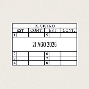 MODELO SELLO FECHADOR FECH T 5460 1 DESIGN AND STAMP