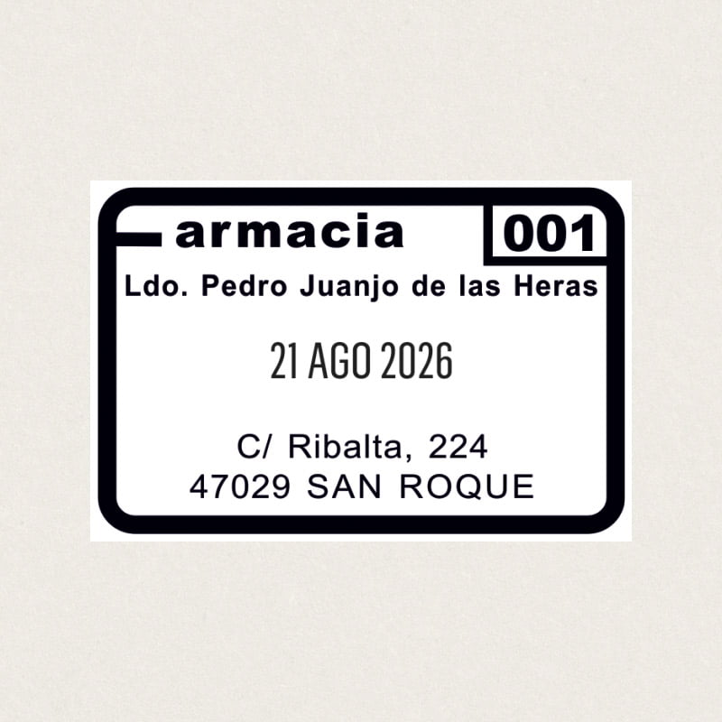 MODELO SELLO FECHADOR PRINTER 55 F 1 DESIGN AND STAMP