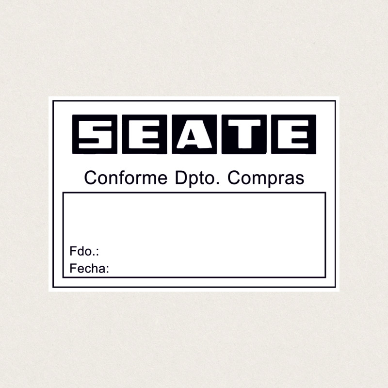 MODELO SELLO MANUAL SR 070050 02 DESIGN AND STAMP