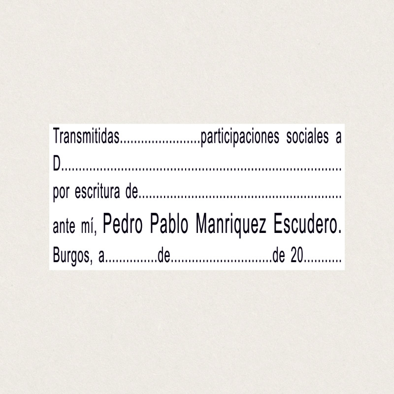 MODELO SELLO MANUAL SR 080040 01 DESIGN AND STAMP
