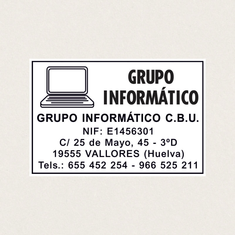 MODELO SELLO PRINTY 4927 DESIGN AND STAMP