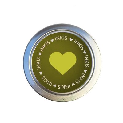 TAMPON INKIS 17 VERDE OLIVE DESIGN AND STAMP