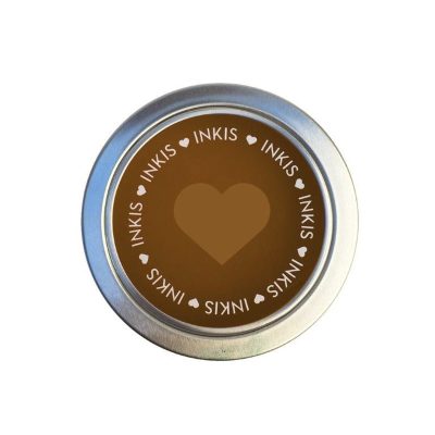 TAMPON INKIS O8 MARRON MOCA DESIGN AND STAMP