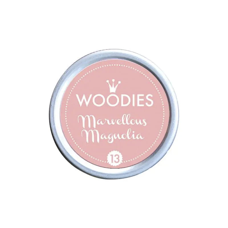 TAMPON WOOD 13 MARVELLOUS MAGNOLIA DESIGN AND STAMP