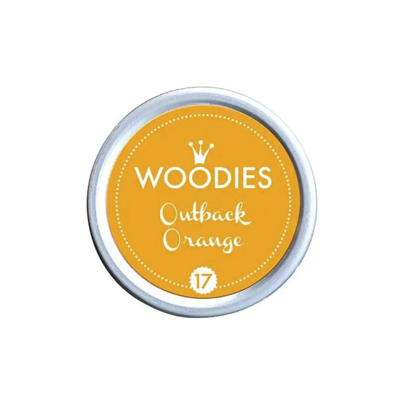 TAMPON WOOD 17 OUTBACK ORANGE DESIGN AND STAMP