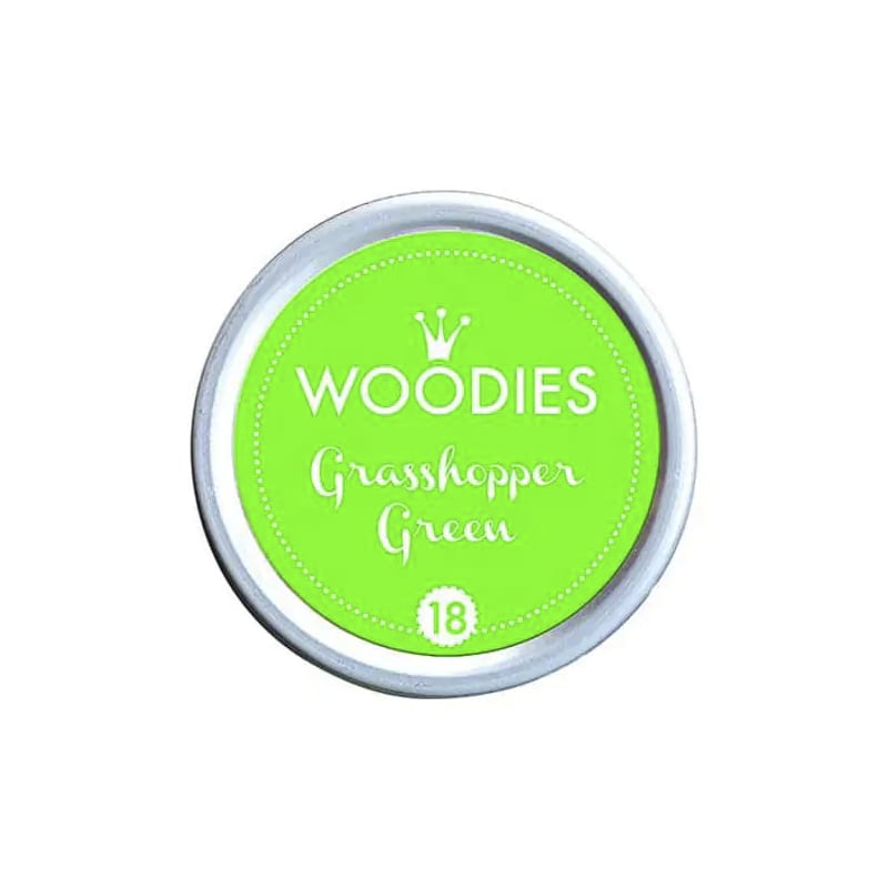 TAMPON WOOD 18 GRASSHOPPER GREEN DESIGN AND STAMP