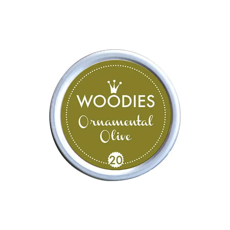 TAMPON WOOD 20 ORNAMENTAL OLIVE DESIGN AND STAMP