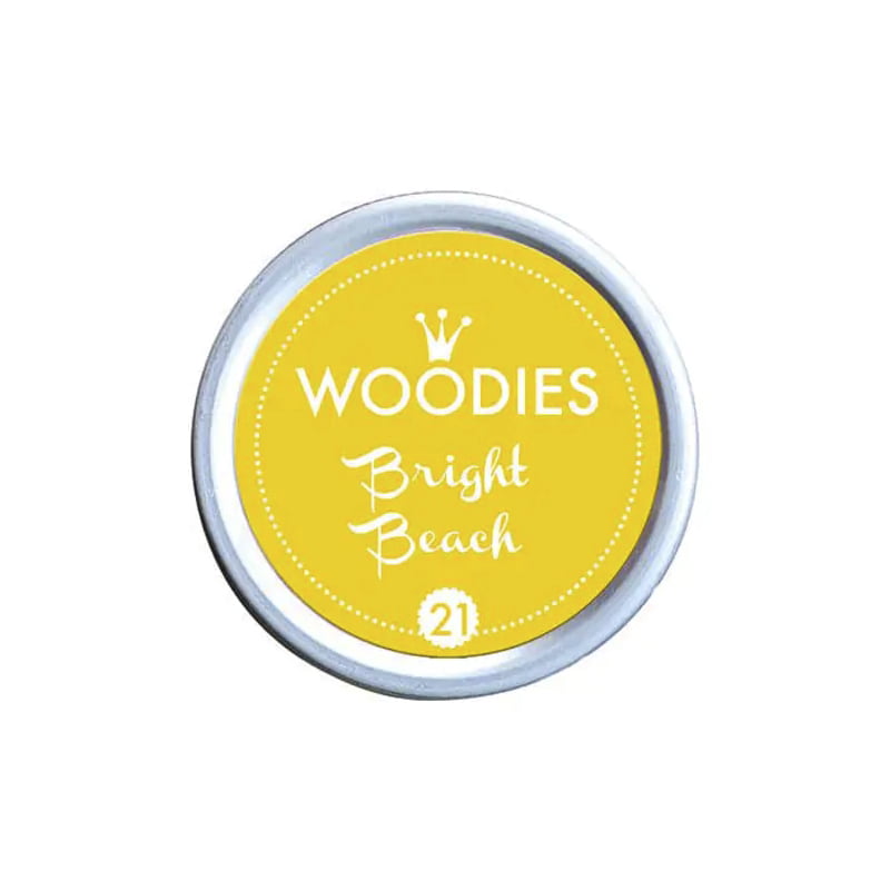 TAMPON WOOD 21 BRIGHT BEACH DESIGN AND STAMP