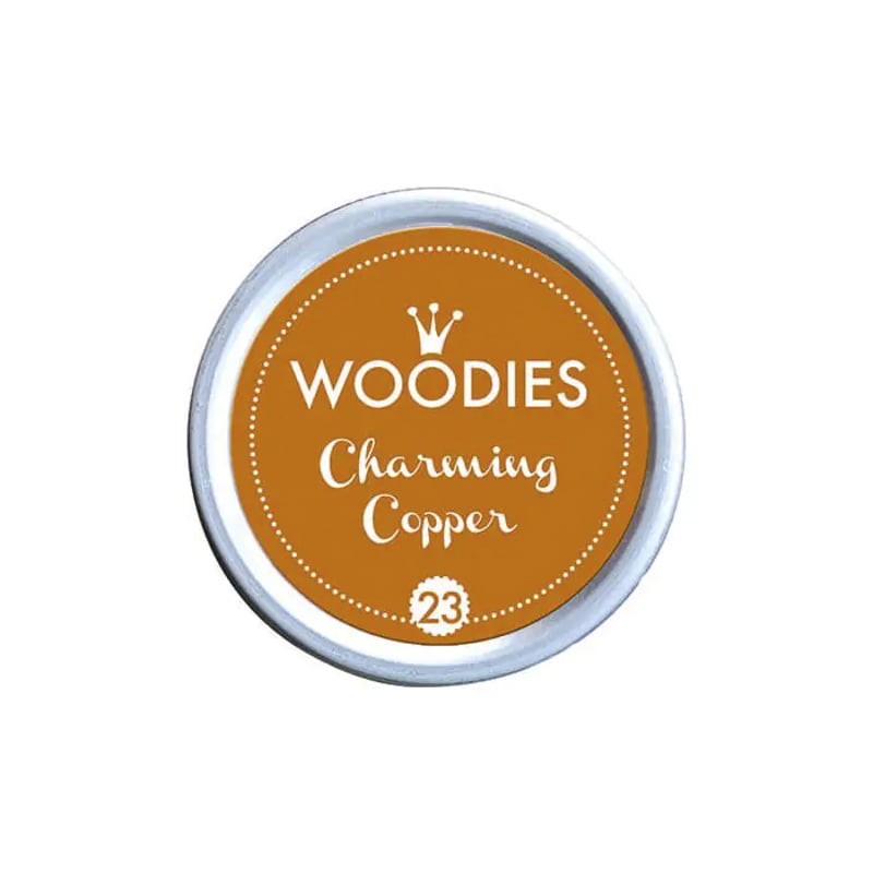 TAMPON WOOD 23 CHARMING COPPER DESIGN AND STAMP