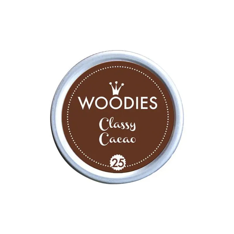 TAMPON WOOD 25 CLASSY CACAO DESIGN AND STAMP