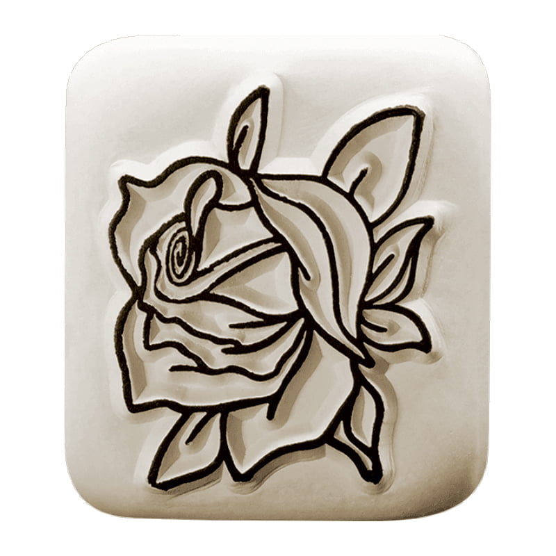 SELLO CERAMICO GRANDE LADOT LAL011 1 LADY ROSA DESIGN AND STAMP