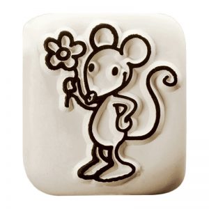 SELLO CERAMICO GRANDE LADOT LAL017 1 RATON DESIGN AND STAMP