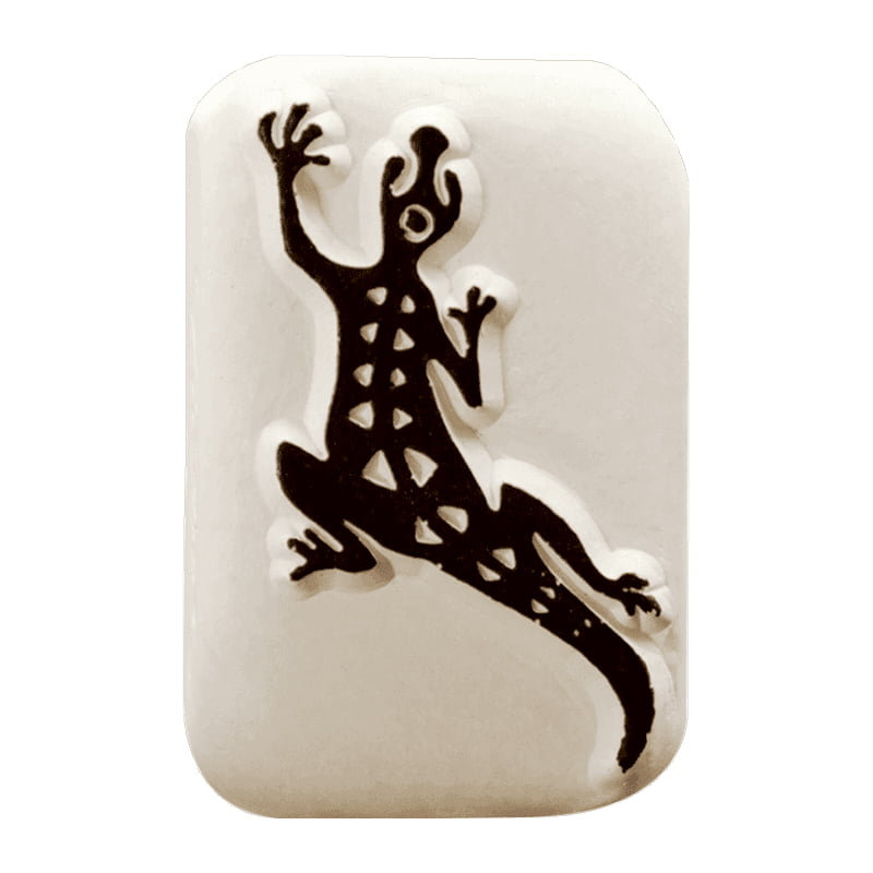 SELLO CERAMICO MEDIANO LADOT LAM135 1 LAGARTO DESIGN AND STAMP
