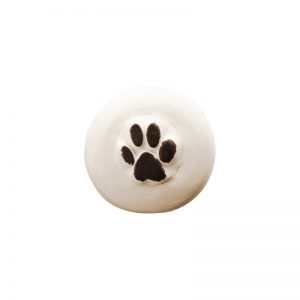 SELLO CERAMICO PEQUENYO LADOT LAS017 1 HUELLA DE GATO DESING AND STAMP