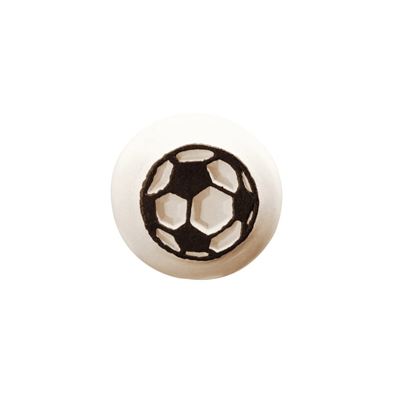 SELLO CERAMICO PEQUENYO LADOT LAS030 1 FUTBOL DESING AND STAMP