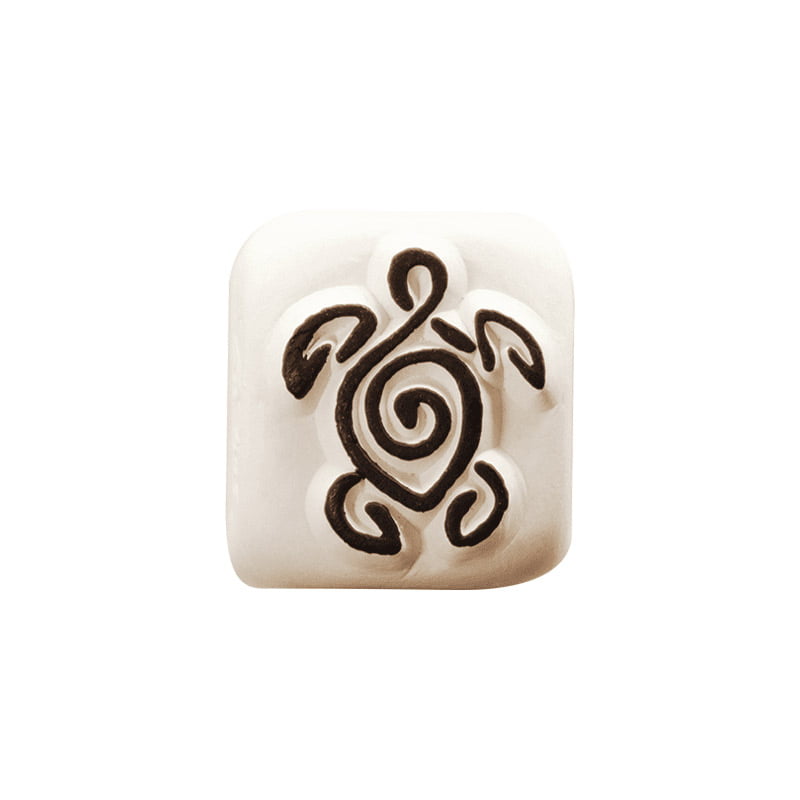 SELLO CERAMICO PEQUENYO LADOT LAS049 1 TORTUGA DESING AND STAMP