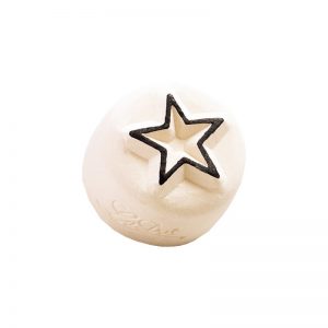 SELLO CERAMICO PEQUENYO LADOT LAS067 2 ESTRELLA DESING AND STAMP