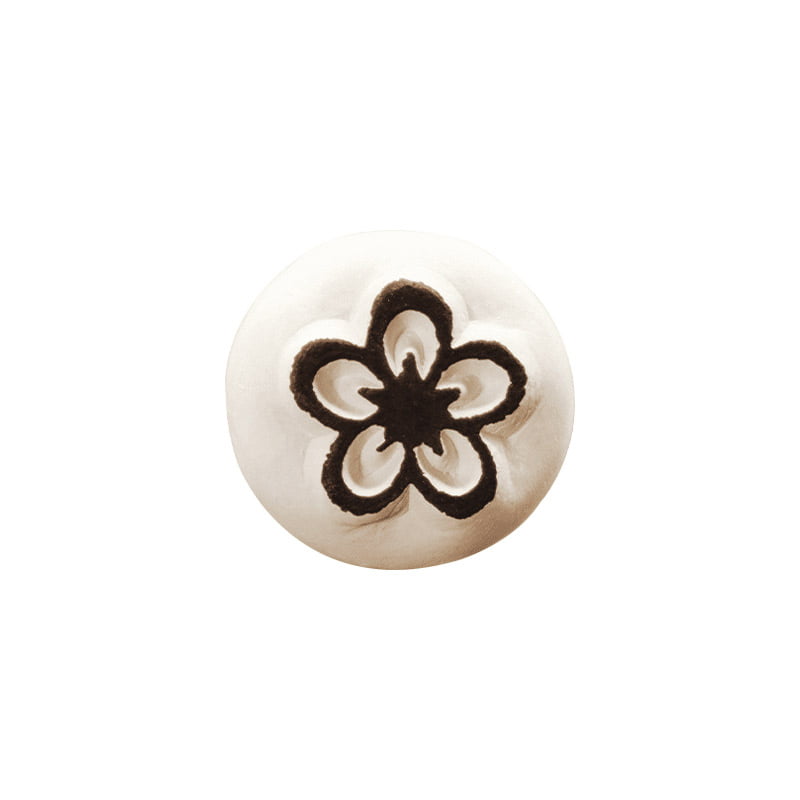SELLO CERAMICO PEQUENYO LADOT LAS070 1 FLOR DESING AND STAMP SELLO CERAMICO PEQUENYO LADOT LAS070 1 FLOR DESING AND STAMP
