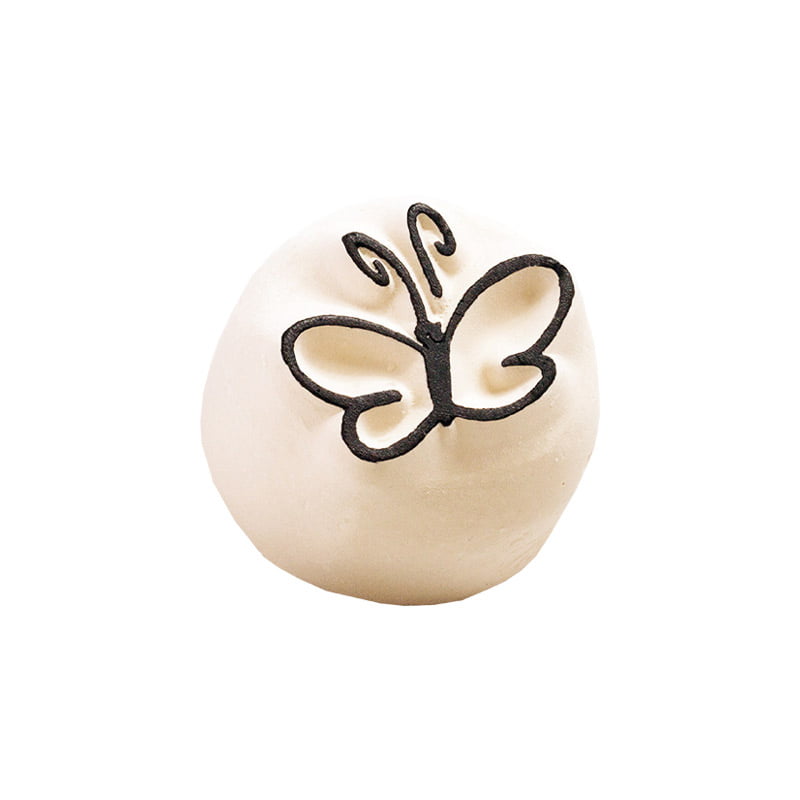 SELLO CERAMICO PEQUENYO LADOT LAS094 2 MARIPOSA DESING AND STAMP SELLO CERAMICO PEQUENYO LADOT LAS094 2 MARIPOSA DESING AND STAMP