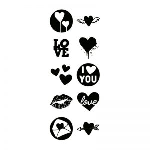 LITTLE NIO NIL007 03 AMOR DESING AND STAMP