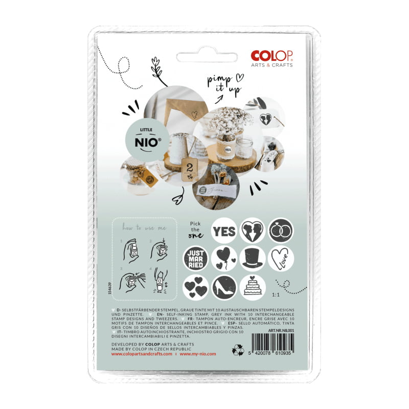 LITTLE NIO NIL020 02 BODAS DESING AND STAMP