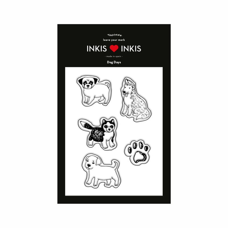 SELLOS INK 001 DOG DAYS 1 DESIGN AND STAMP