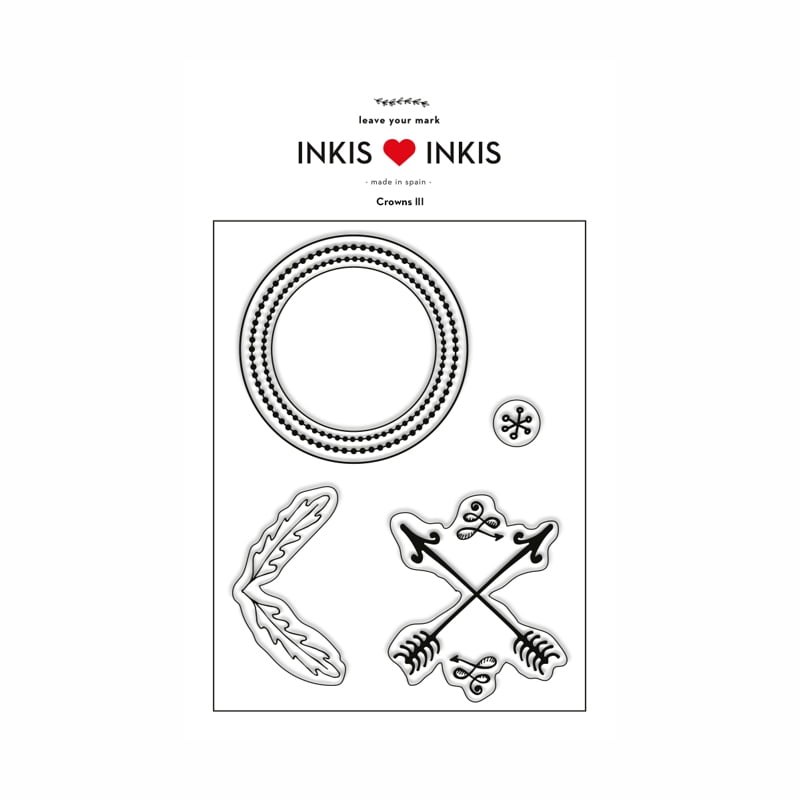 SELLOS INK 007 CROWNS 3 DESIGN AND STAMP