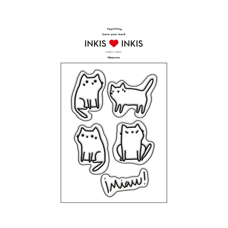 SELLOS INK 018 MEOWWW 2 DESIGN AND STAMP