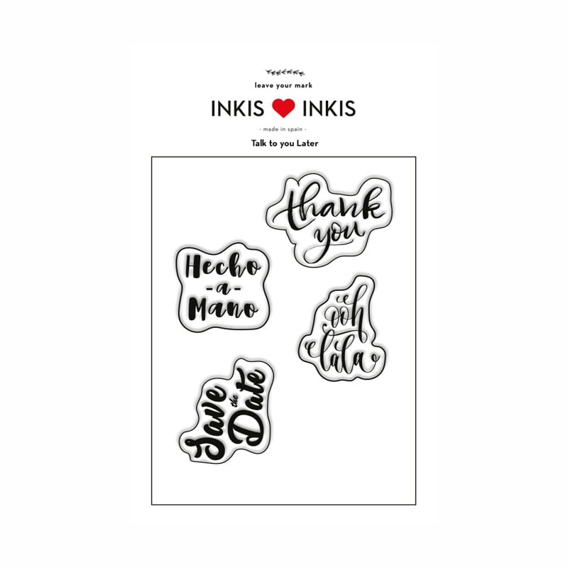 SELLOS INK 023 TALK TO YOU LATER 2 DESIGN AND STAMP