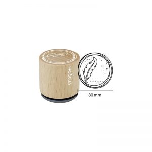 WOODIES W22003 EXLIBRIS PLUMA DESIGN AND STAMP WOODIES W22003 EXLIBRIS PLUMA DESIGN AND STAMP
