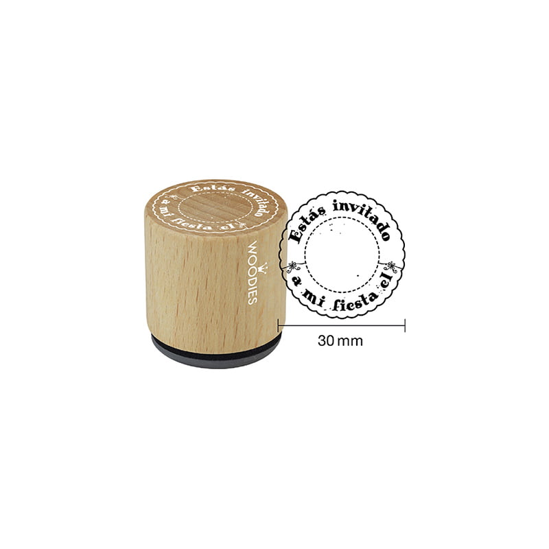 WOODIES WB2005 ESTAS INVITADO A MI FIESTA DESIGN AND STAMP