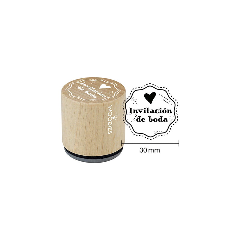 WOODIES WB3005 INVITACION DE BODA DESIGN AND STAMP