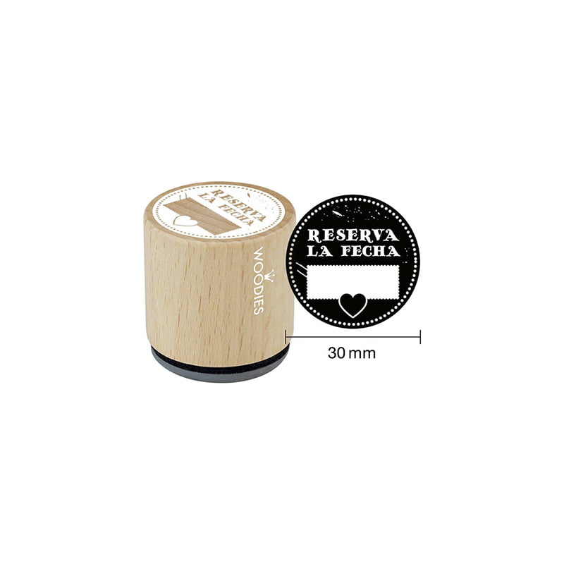 WOODIES WB3008 RESERVAD LA FECHA DESIGN AND STAMP