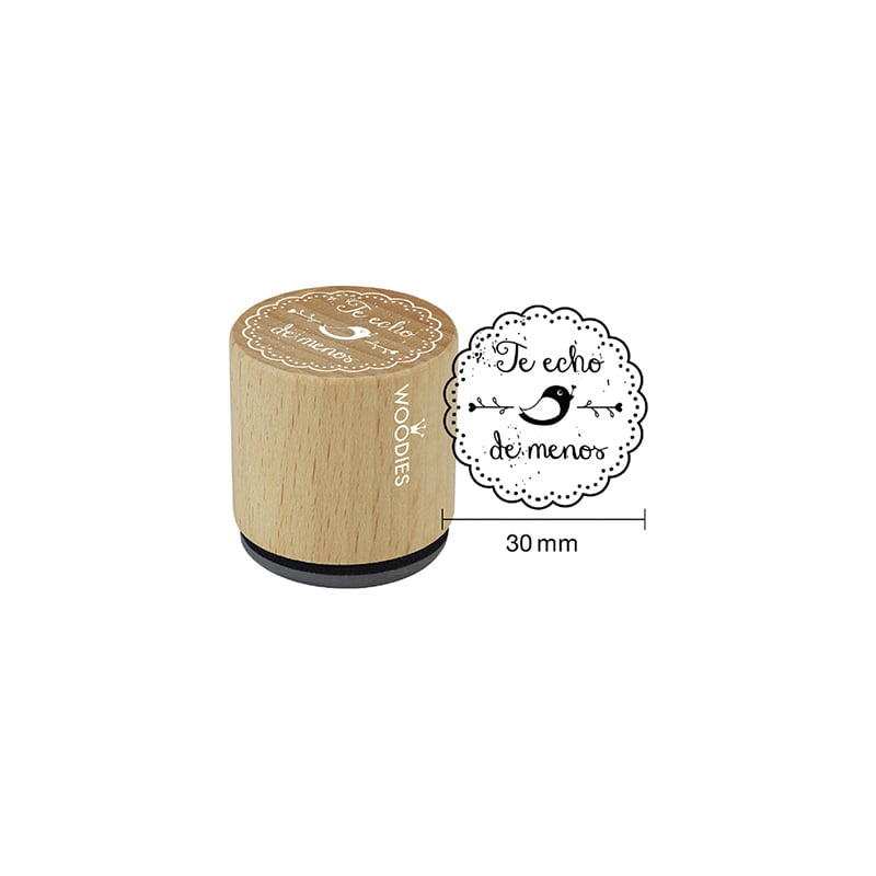 WOODIES WB4008 TE ECHO DE MENOS DESIGN AND STAMP