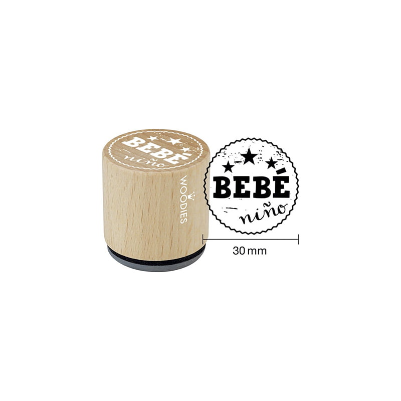 WOODIES WB6007 BEBE NIÑO DESIGN AND STAMP