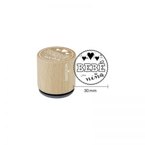 WOODIES WB6008 BEBE NIÑA DESIGN AND STAMP