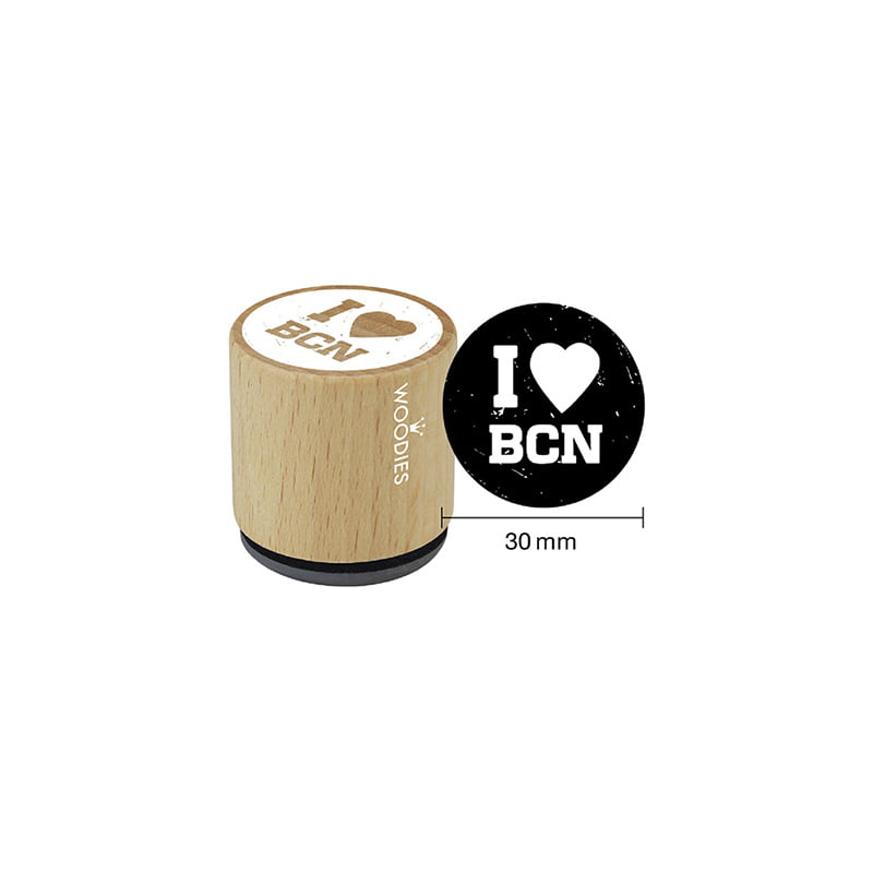 WOODIES WB9001 I LOVE BCN DESIGN AND STAMP