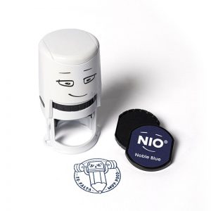 SELLO PERSONALIZADO PROFE AUTOMATICO NIO LINE 40MM 3 SES DS 0503 LAPIZ DESIGN AND STAMP