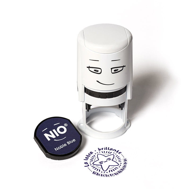 SELLO PERSONALIZADO PROFE AUTOMATICO NIO LINE 40MM 4 SES DS 0504 ESTRELLA DESIGN AND STAMP